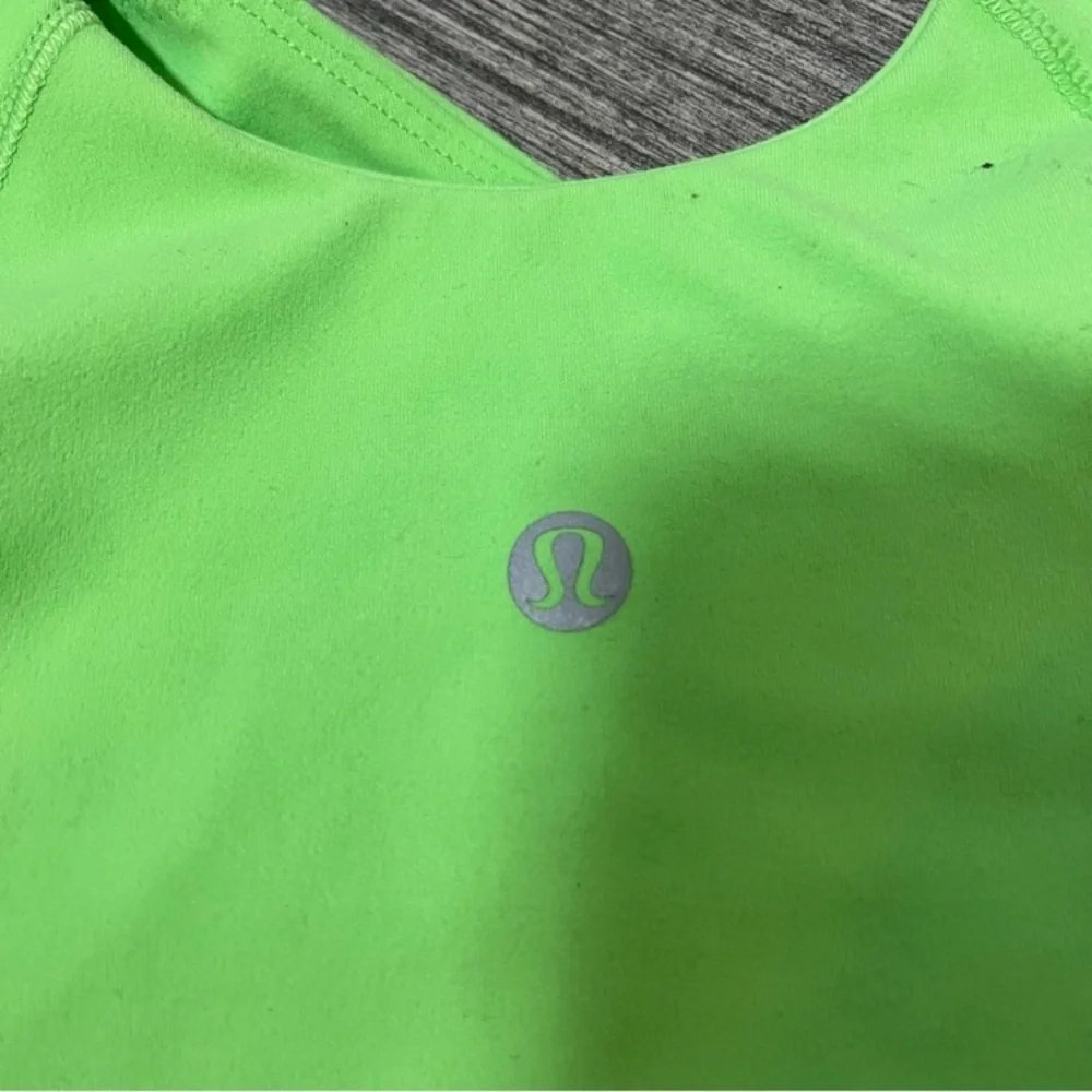 lululemon athletica Neon Green Tank Top